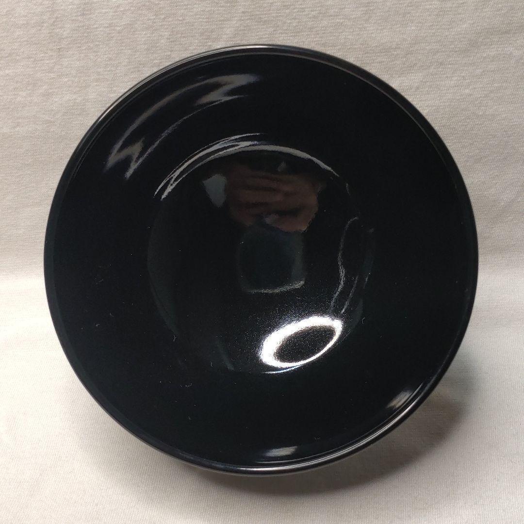Tea utensils Tea bowl Black glaze Family crest Eika product