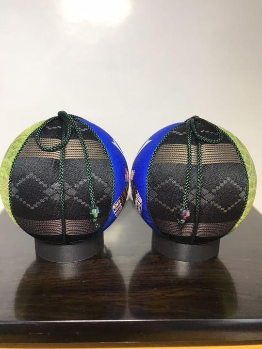 Temari  Interior decoration  gift helmet pair pair 2 piece set A