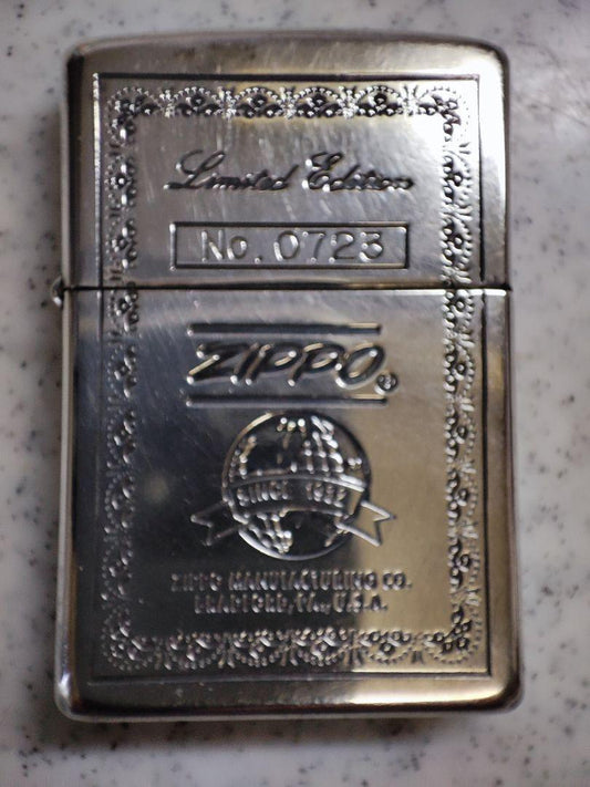 As is for parts Zippo lighter Silver with serial number