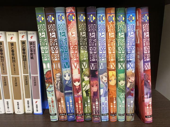 Spice and Wolf Light Novel Cartoon Set