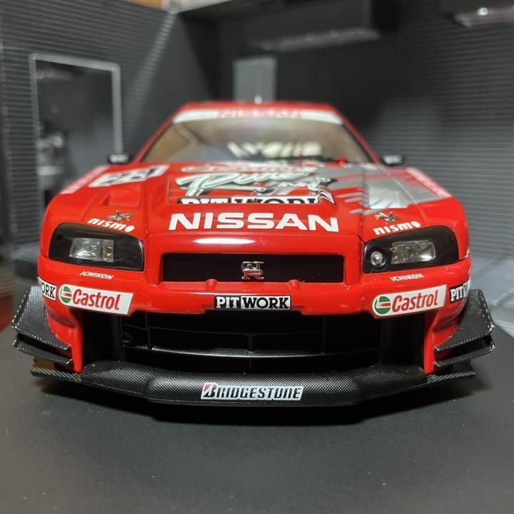Unexhibited Auto Art 1/18 Skyline GT-R(R34) '02JGTC