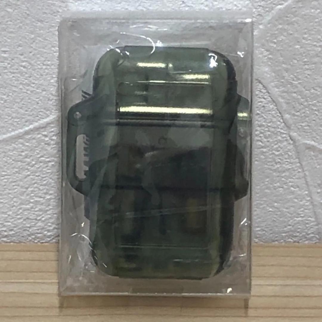 As is for Parts Windmill Lighter ZAG Turbo Wind Resistant Green Smoke