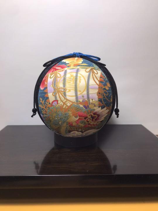 Temari Interior decoration  gift  helmet blue Treasure ship
