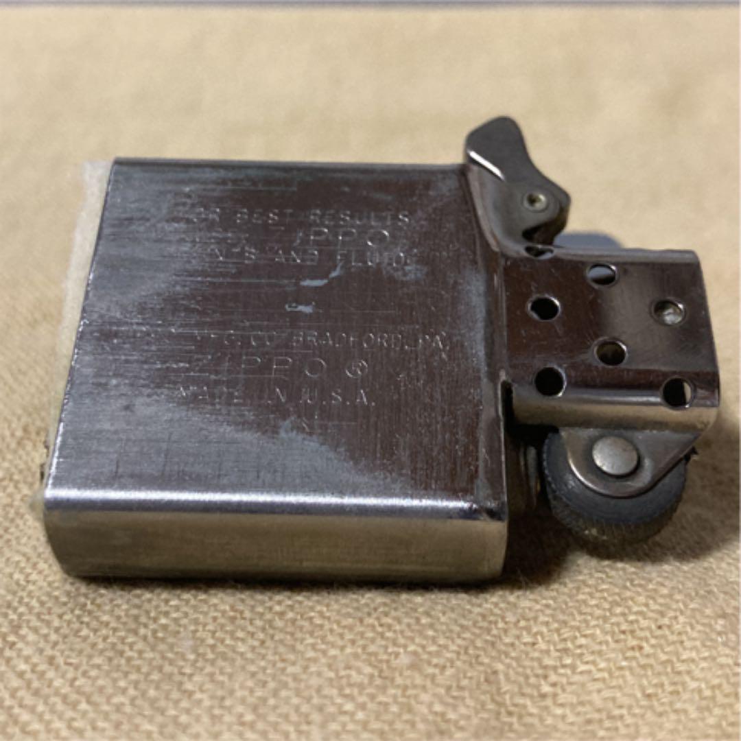 As is For Parts ZIPPO tofu felt made in 1969 first national bank