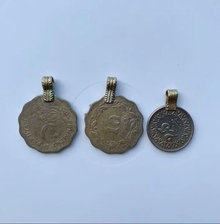 Pakistan Coin Necklace Top 3 Pieces Set