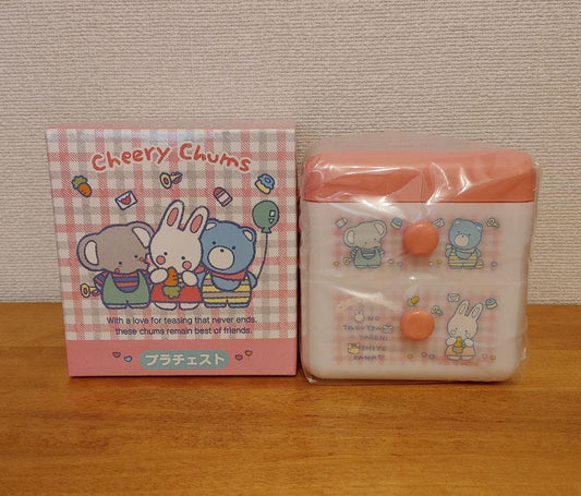 Sanrio Cheerful Cham Plastic Chest Unopened Pink Plastic Box