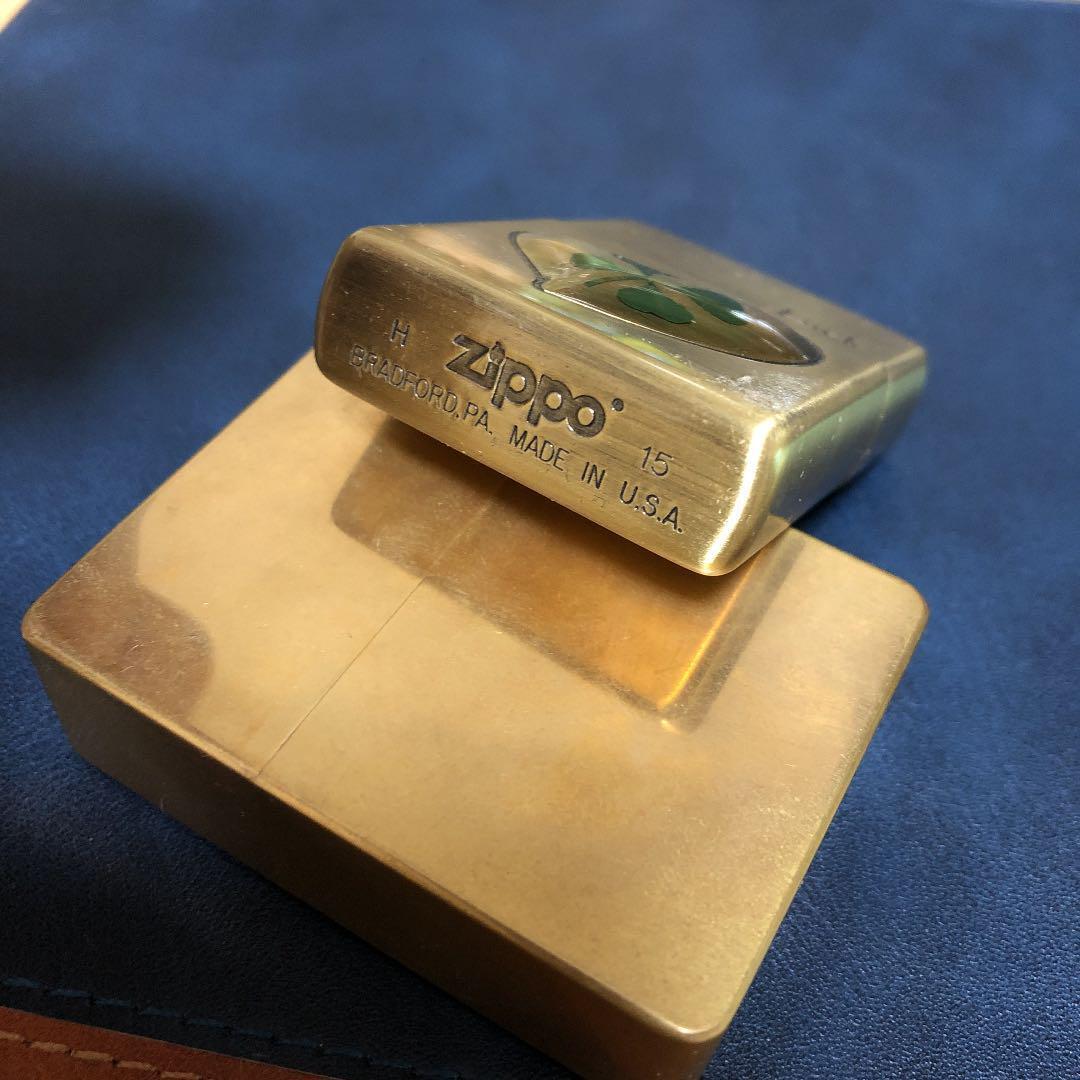 As is for Parts Zippo four-leaf clover model opening and closing sound