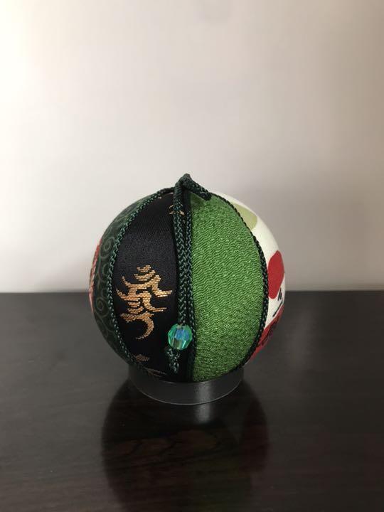 Temari Interior decoration  [Daruma  Good luck  Green Pray for success
