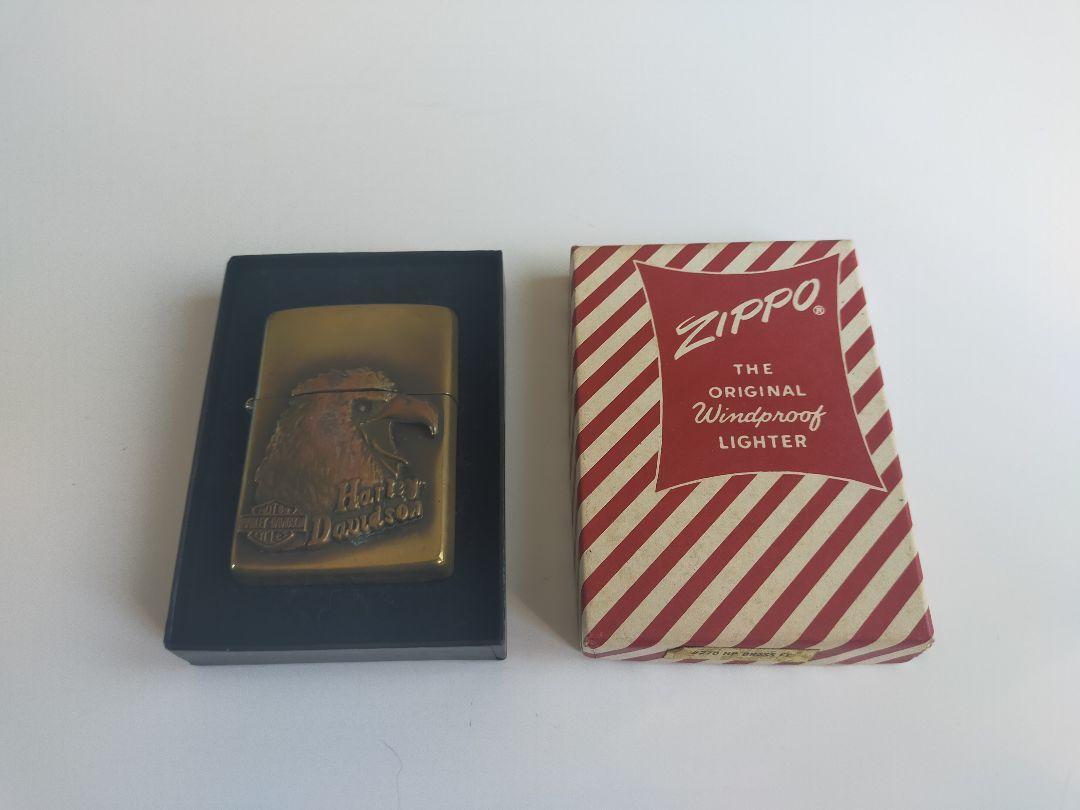 As is For Parts ZIPPO Lighter Harley Davidson Hawk Half Hawk