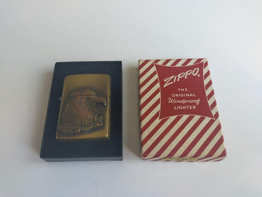 As is For Parts ZIPPO Lighter Harley Davidson Hawk Half Hawk