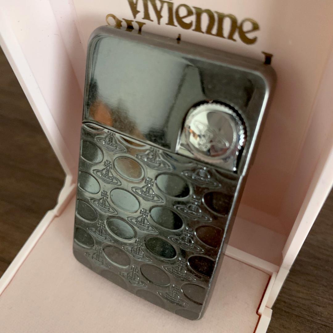 As is For Parts Unused Vivienne Westwood Zippo Lighter  with box bag