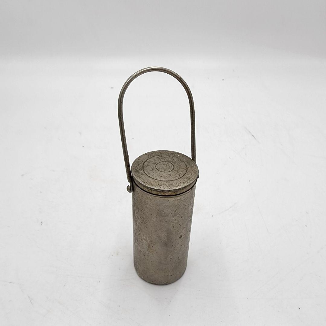 portable ashtray silver stainless steel