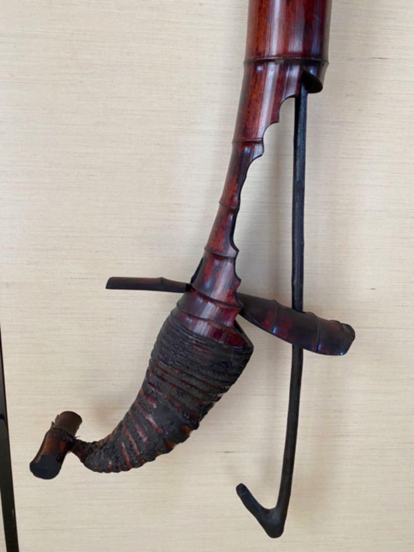 Jizai kagi Hook bamboo hearth old folk house