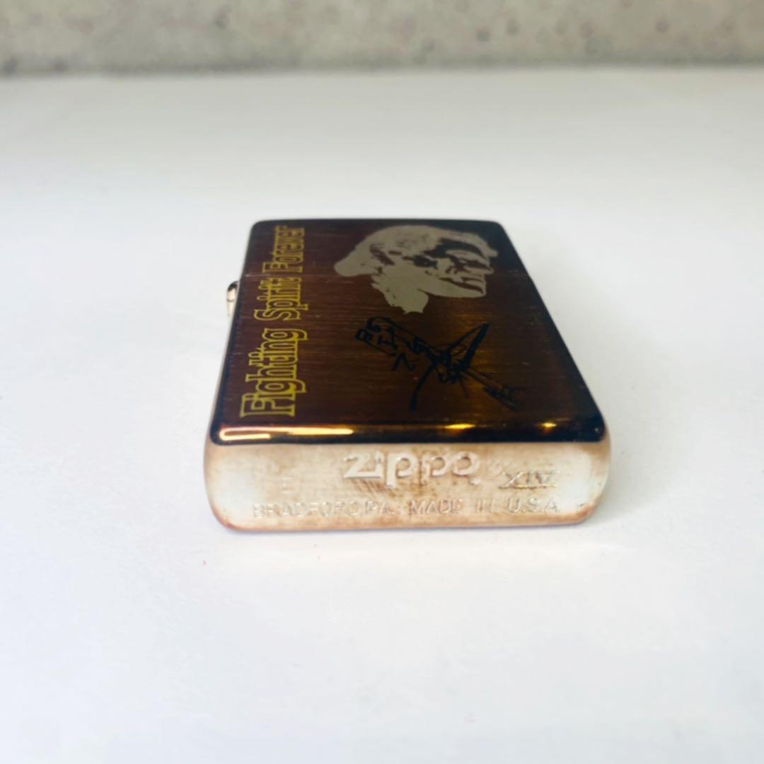 As is For Parts ZIPPO Antonio Inoki with box Limited professional wrestling
