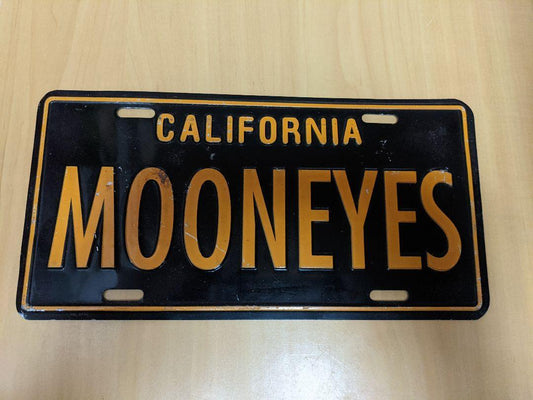 Mooneyes license plate hot rod Ratfink old car