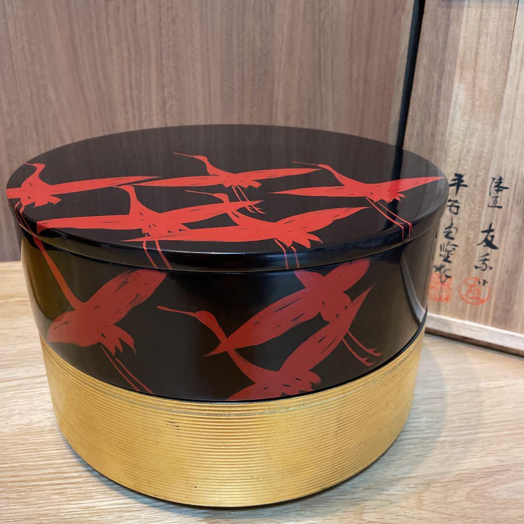 Heiando Yamada Heiando Koetsu Tsuru Maki-e Marujubako