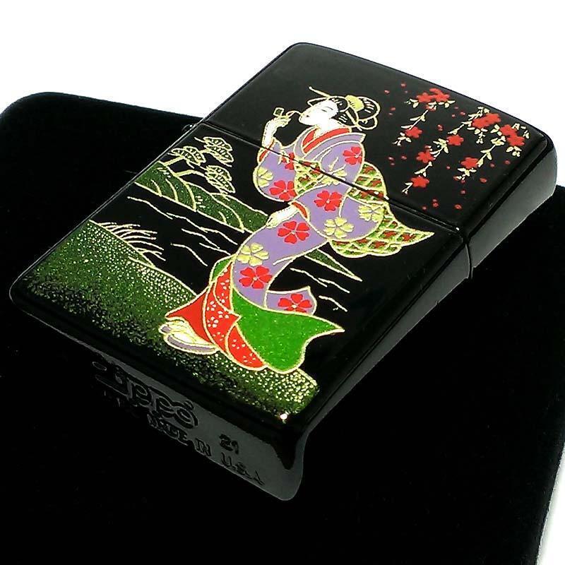 As is for Parts ZIPPO Lighter Edo Windy Japanese Pattern Zippo Genuine Gold Maki