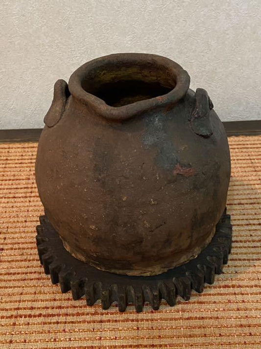 Jars Echizen old kiln jars Edo Japanese Antiques