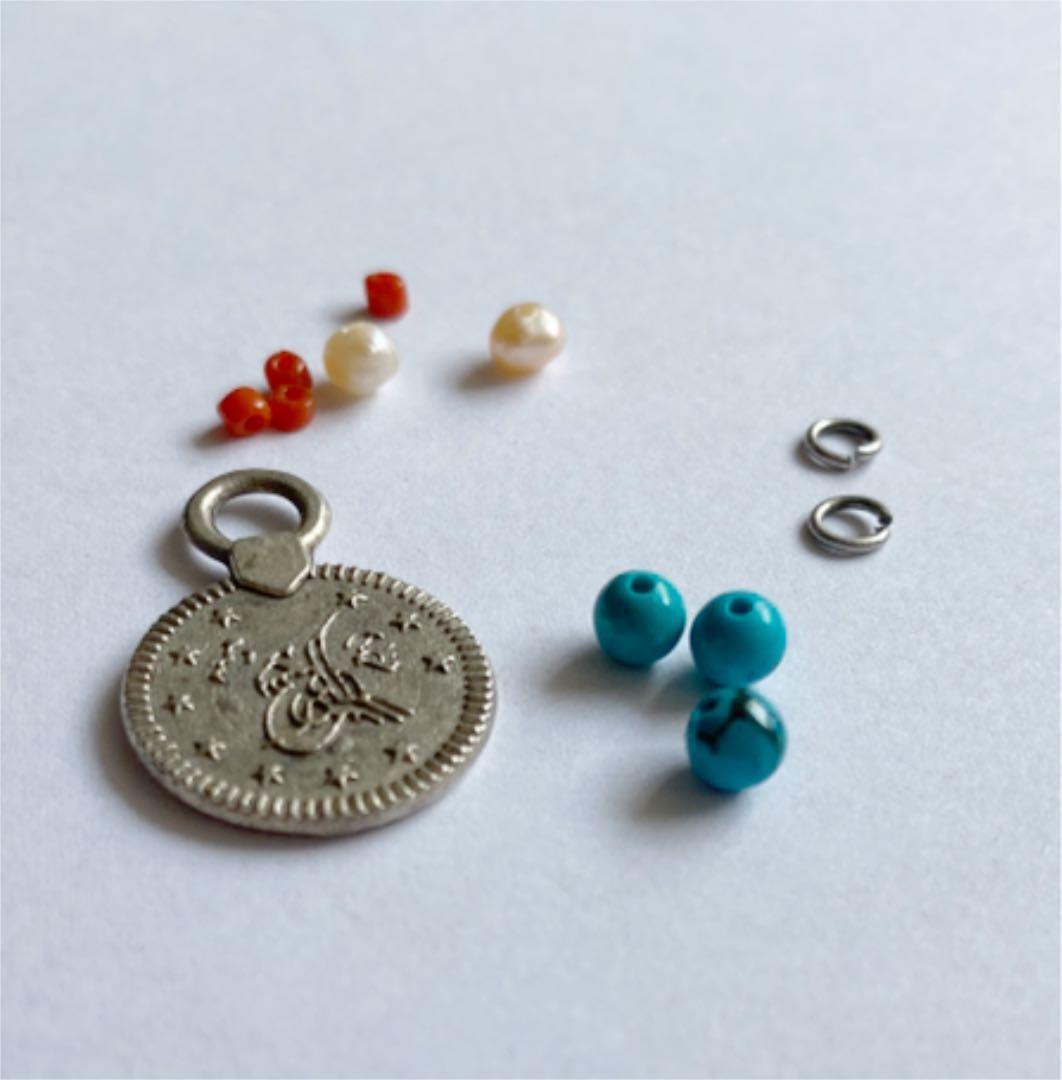 Turkish coin Tula charm set