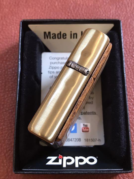 As is for parts Zippo Lark Pacific 2001 unused box brass