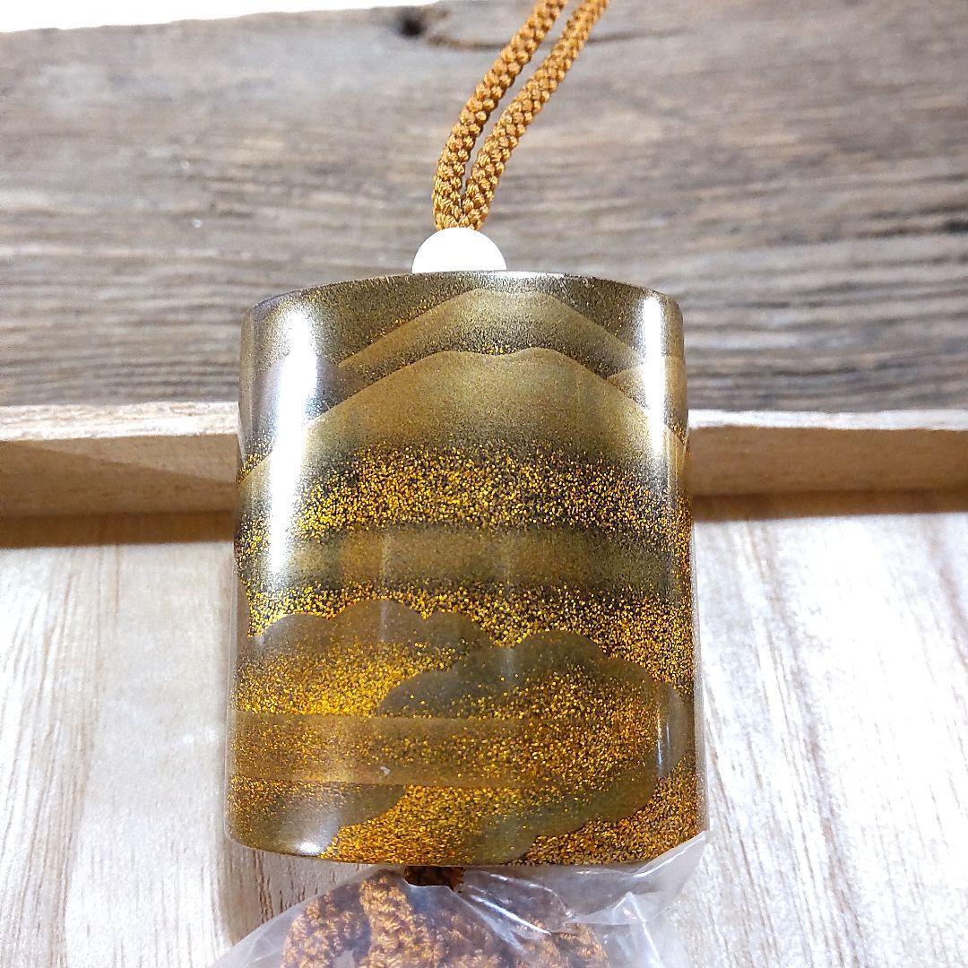 Wajima Lacquer Total Gold Maki-e Wind Town