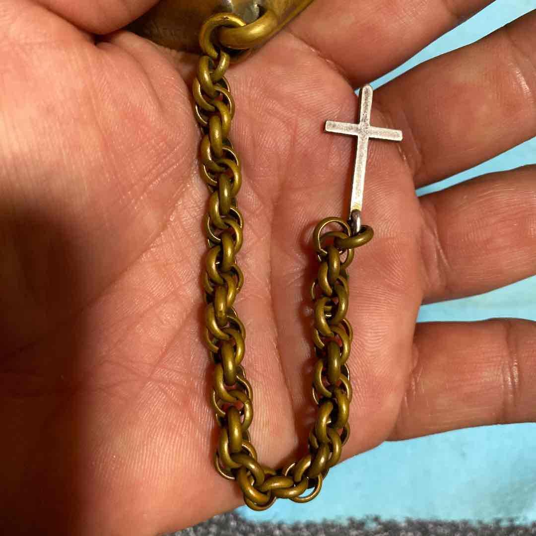 As is for Parts zippo custom Maria cross peace oil lighter