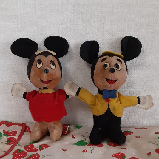 Dream Pets Sawdust Doll Mickey and Minnie Set