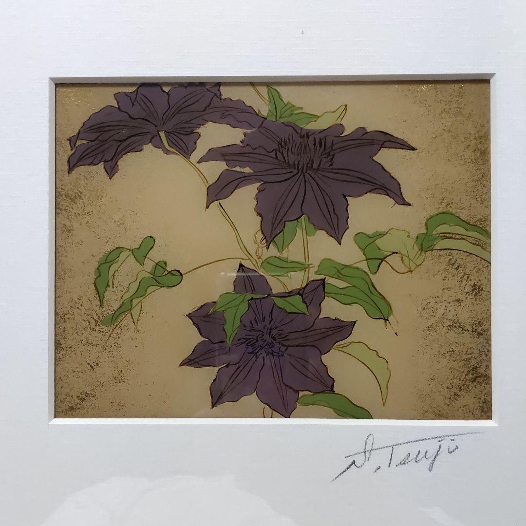 Maki-e lacquer frame Maki-e artist Teruji Tsuji's work Kagawa lacquer