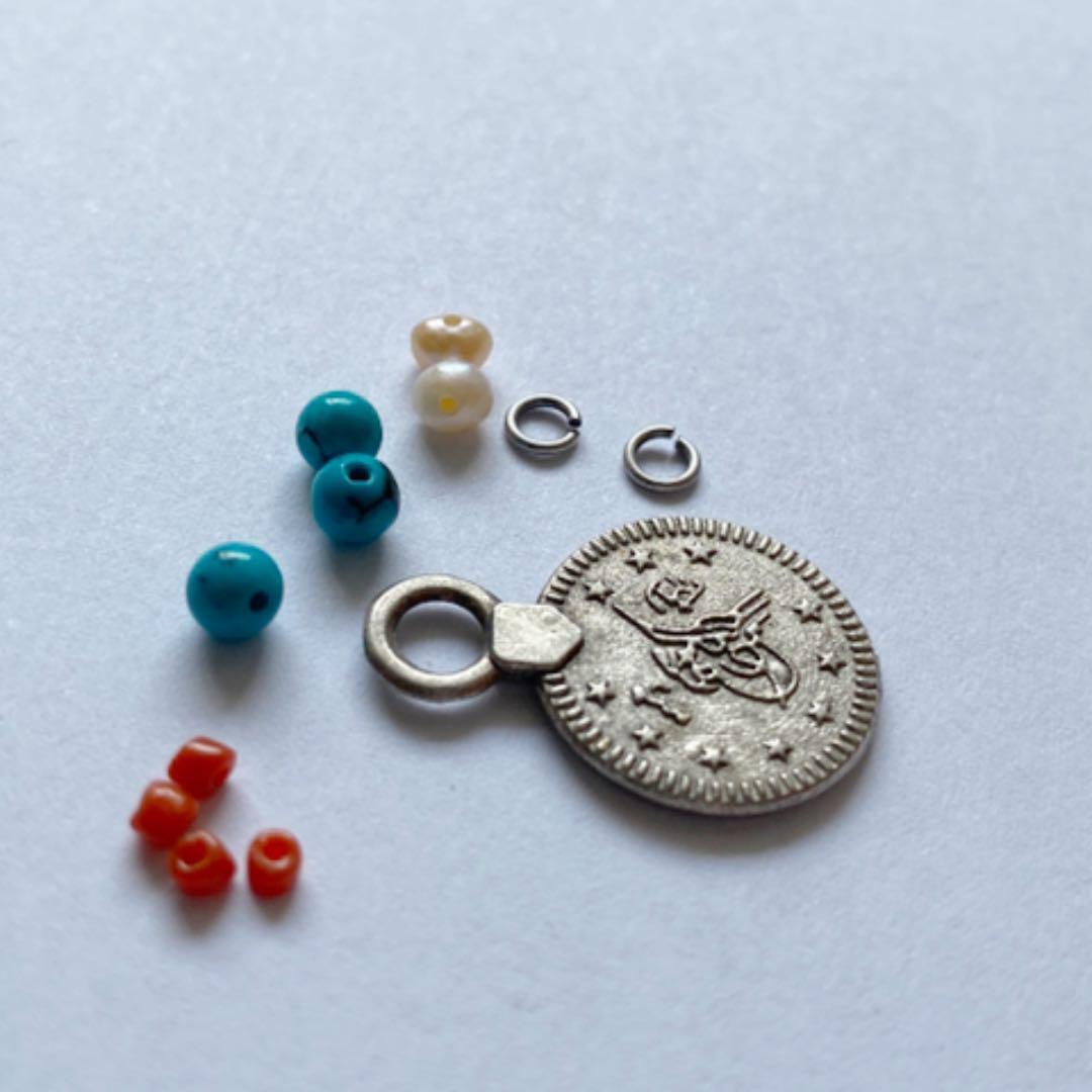 Turkish coin Tula charm set
