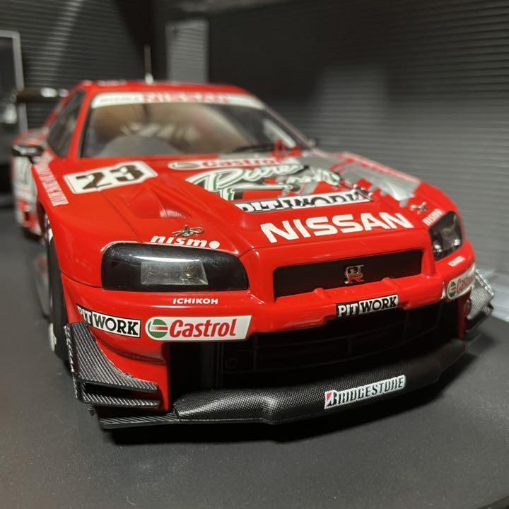 Unexhibited Auto Art 1/18 Skyline GT-R(R34) '02JGTC