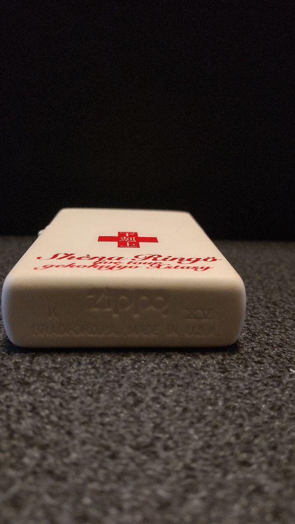 As is For Parts Zippo Shiina Ringo with pin badge Cigarette Case