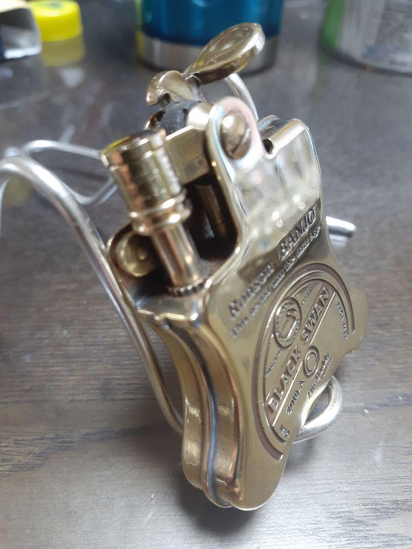 As is for Parts Ronson oil lighter Ronson Banjo Blackswan brass