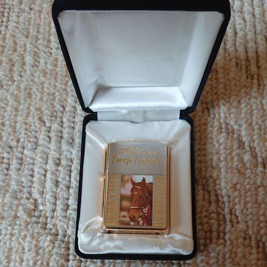 As is for parts Zippo lighter Deep Impact 7 crown commemorative serial number av