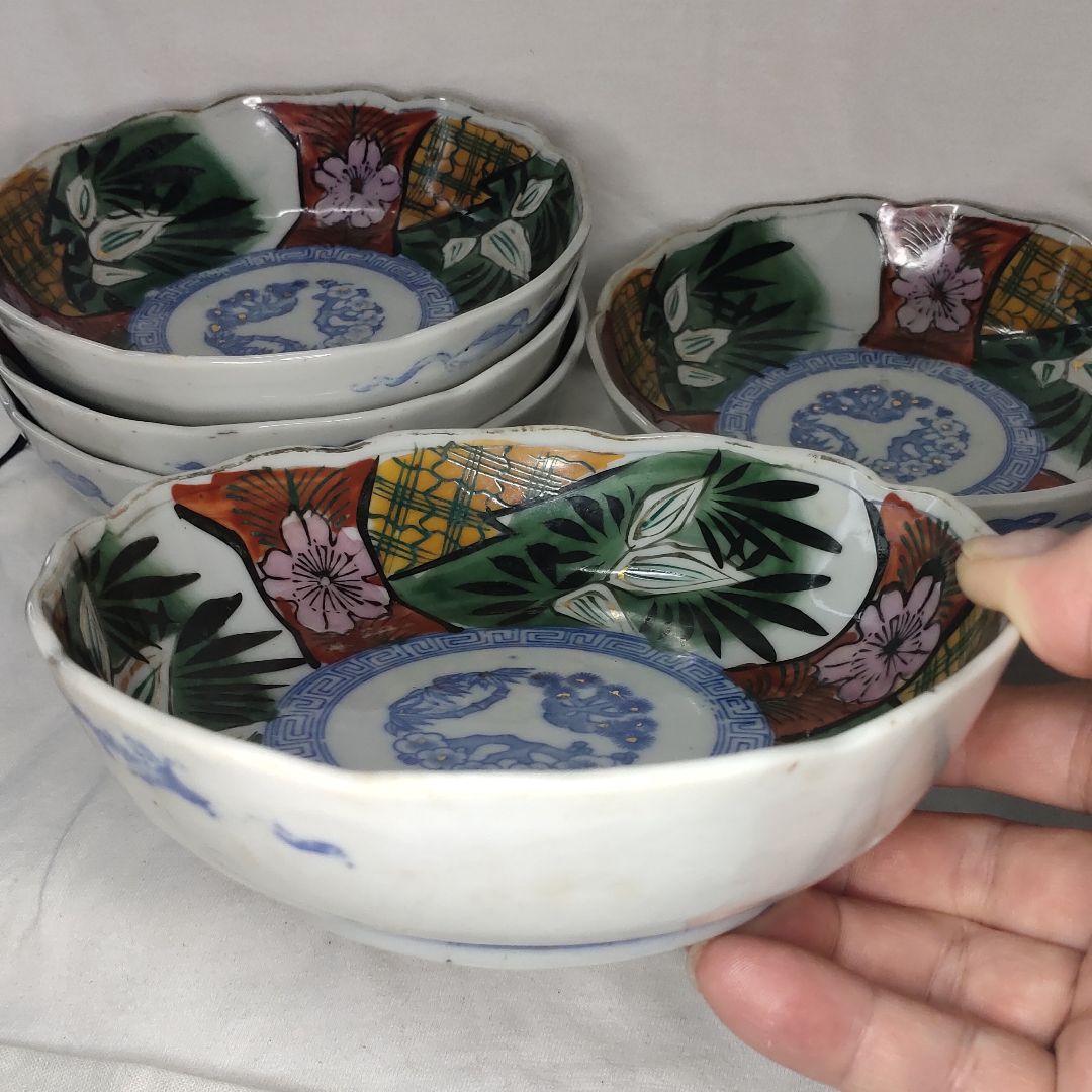 Koimari ware Kuai plate Kuai plate Color painting Hand-painted