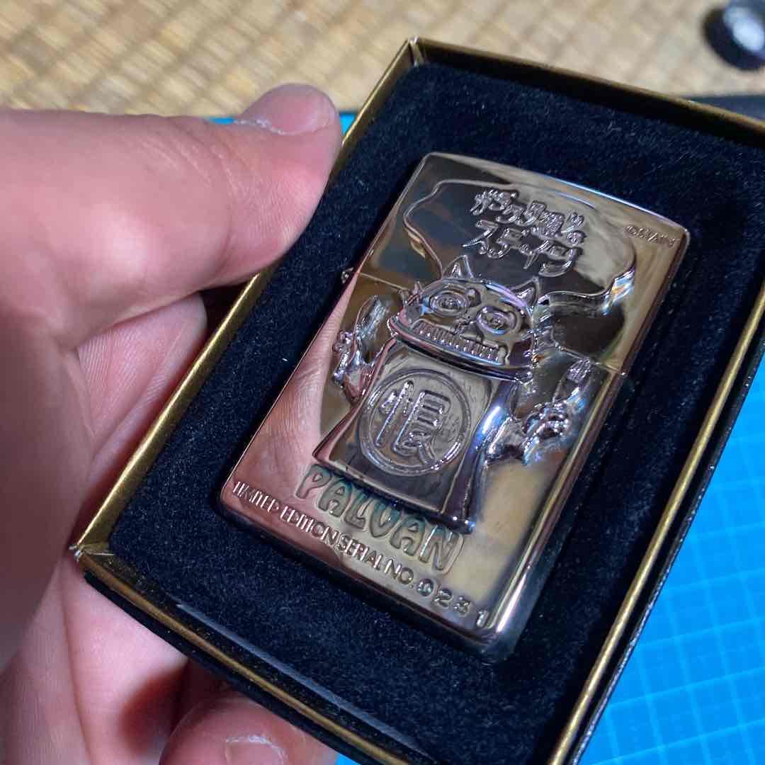 As is for parts Final price zippo limited edition PALUN junk stain oil lighter