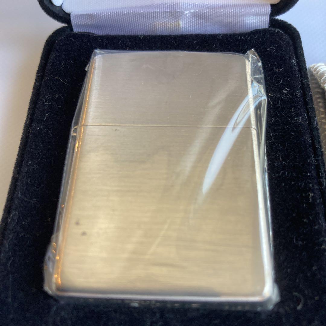 As is For Parts ZIPPO sterling silver #13 matte box