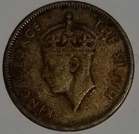 Hong Kong Hong Kong 1950 Dime George VI Second-hand goods 02