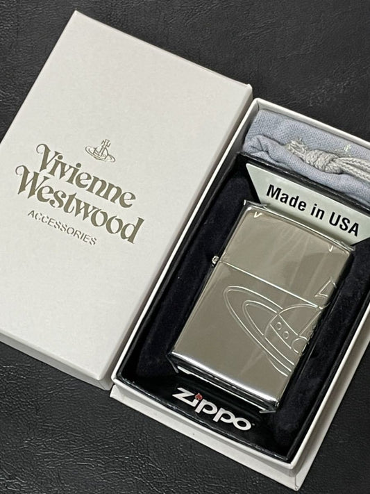 As is For Parts zippo Vivienne Westwood 3 face stamp rare model 2014