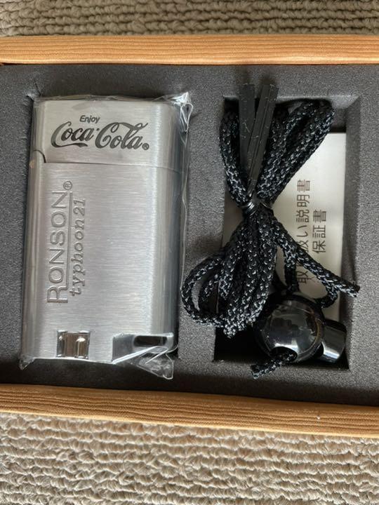 As is for Parts Coca-Cola Ronson Typhoon Turbo Lighter