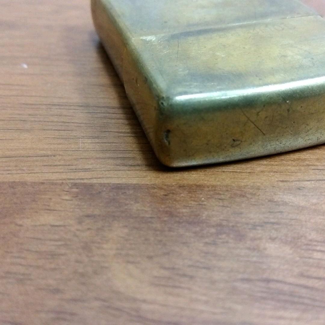As is for parts ZIPPO lighter SOLID BRASS