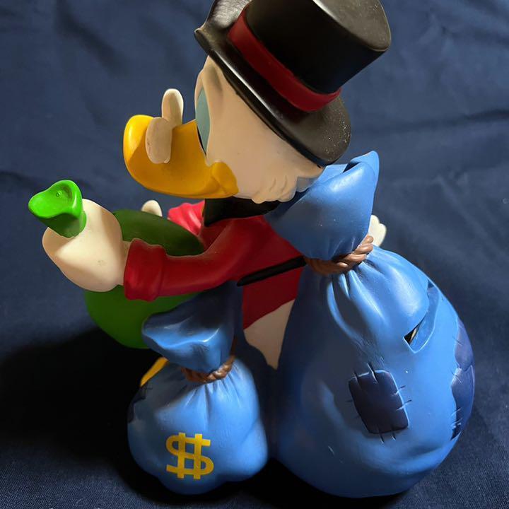 Scrooge figure piggy bank