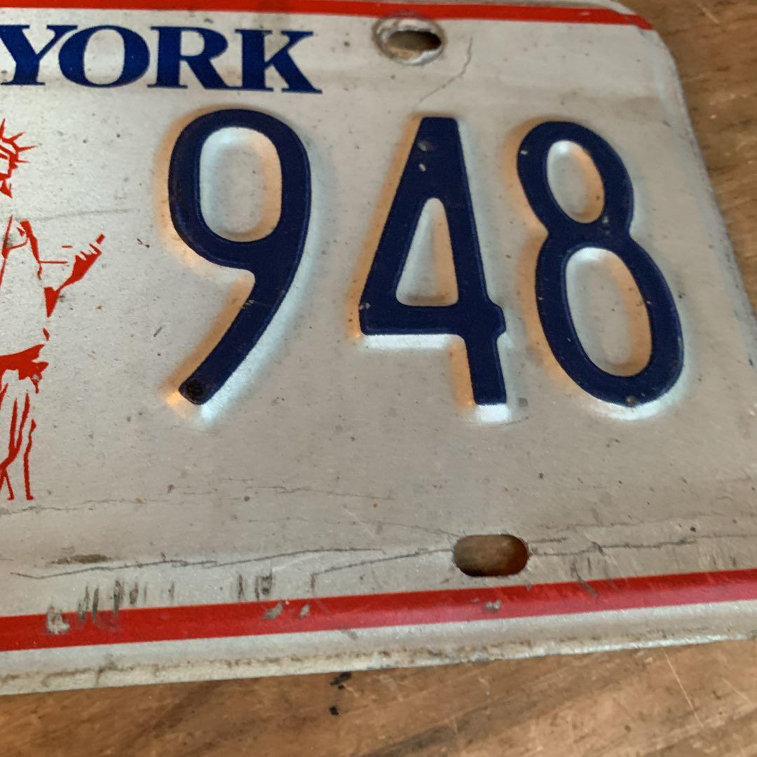 New York car license plate