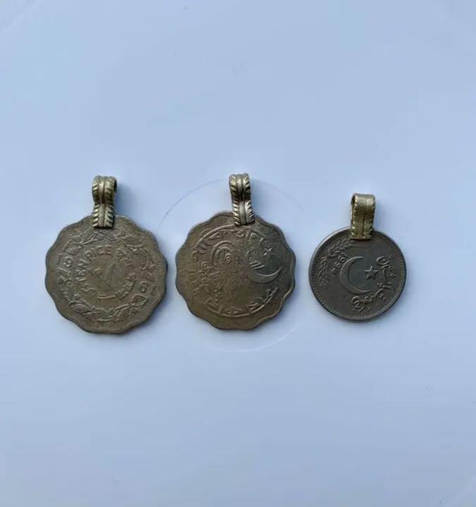 Pakistan Coin Necklace Top 3 Pieces Set