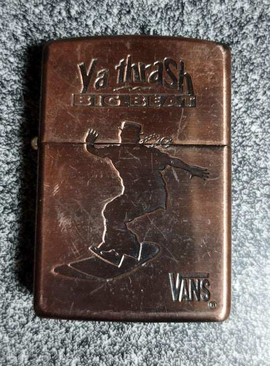 As is For Parts ZIPPO VANS skateboard bronze color 1994