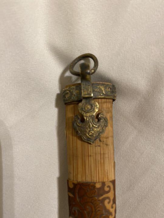 The sword fittings handle sheath As is Japanese Antiques