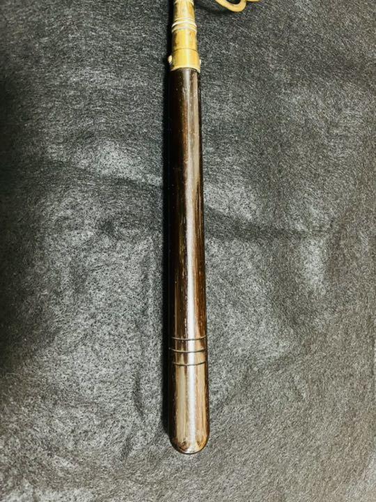Shakujo esoteric Buddhism antiques temple black brown
