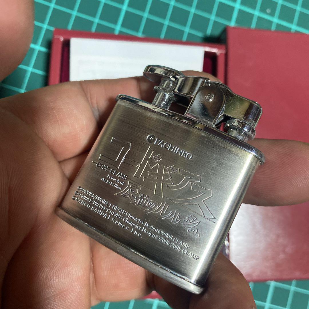 As is for Parts Ronson Code Geass double-sided oil lighter