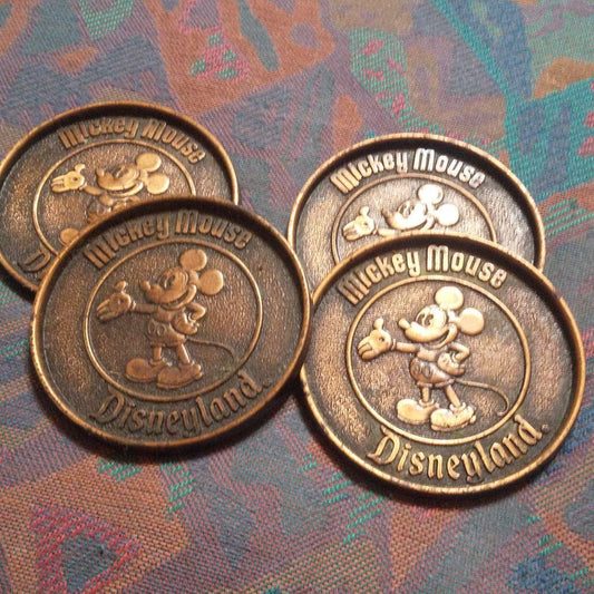 4 Disney coaster antiques