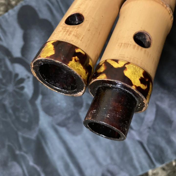 shakuhachi kinko-ryu two-shaku pipe relay tortoiseshell tortoiseshell