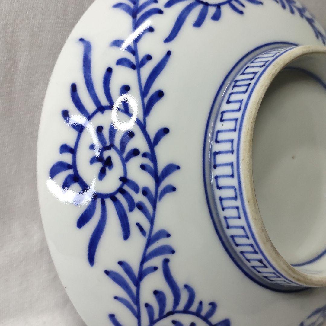 Nabeshima ware dyed plate Hand-painted Meiji antique